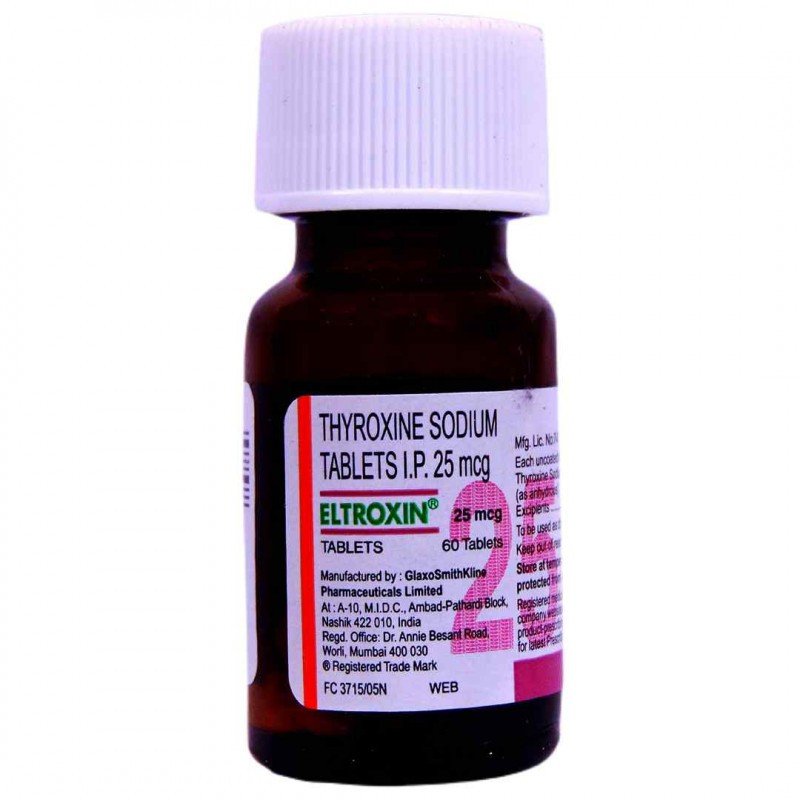 Eltroxin 25 mcg London
